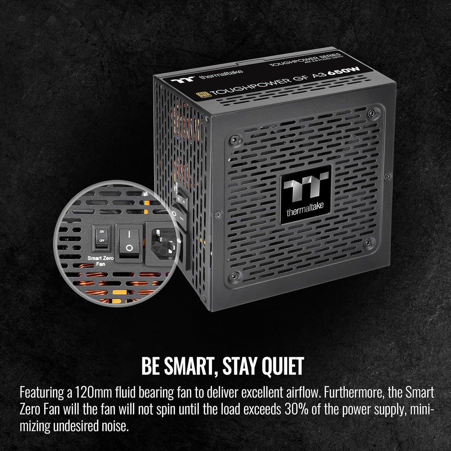 Thermaltake Toughpower GF A3 650W 80+ Gold ATX 3.0 PSU