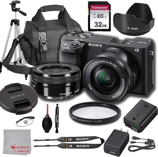 Sony CC-A6400-0726-23 Alpha a6400 Mirrorless Camera 16-50mm Bundle