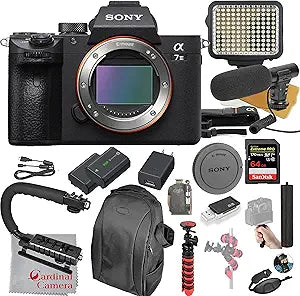 Sony ILCE7M3/B Alpha a7 III Mirrorless Camera Video Bundle