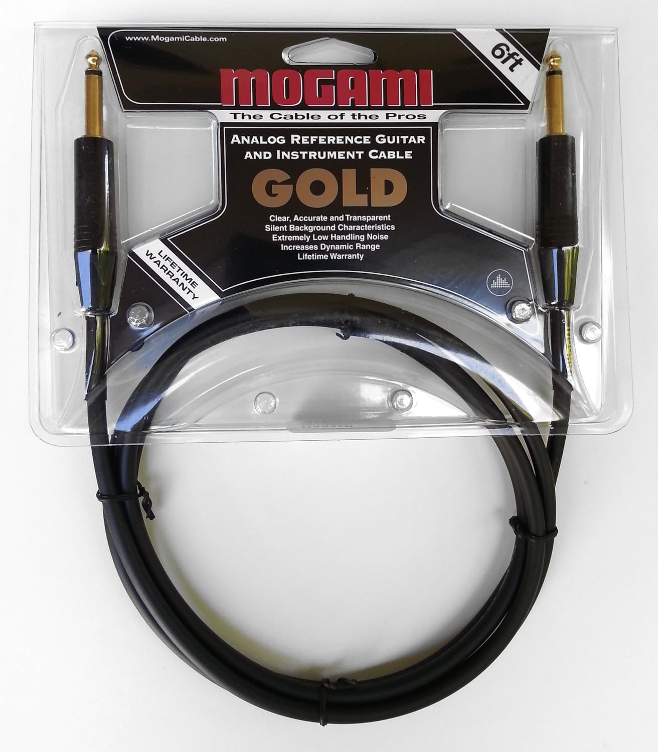 Mogami Gold TS-TS 06 Guitar Instrument Patch Cable 6ft