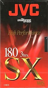 JVC E 180 SX VHS Blank Tape 180 Minutes — main product image