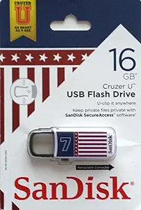 SanDisk Cruzer U 16GB USB Flash Drive - Flag