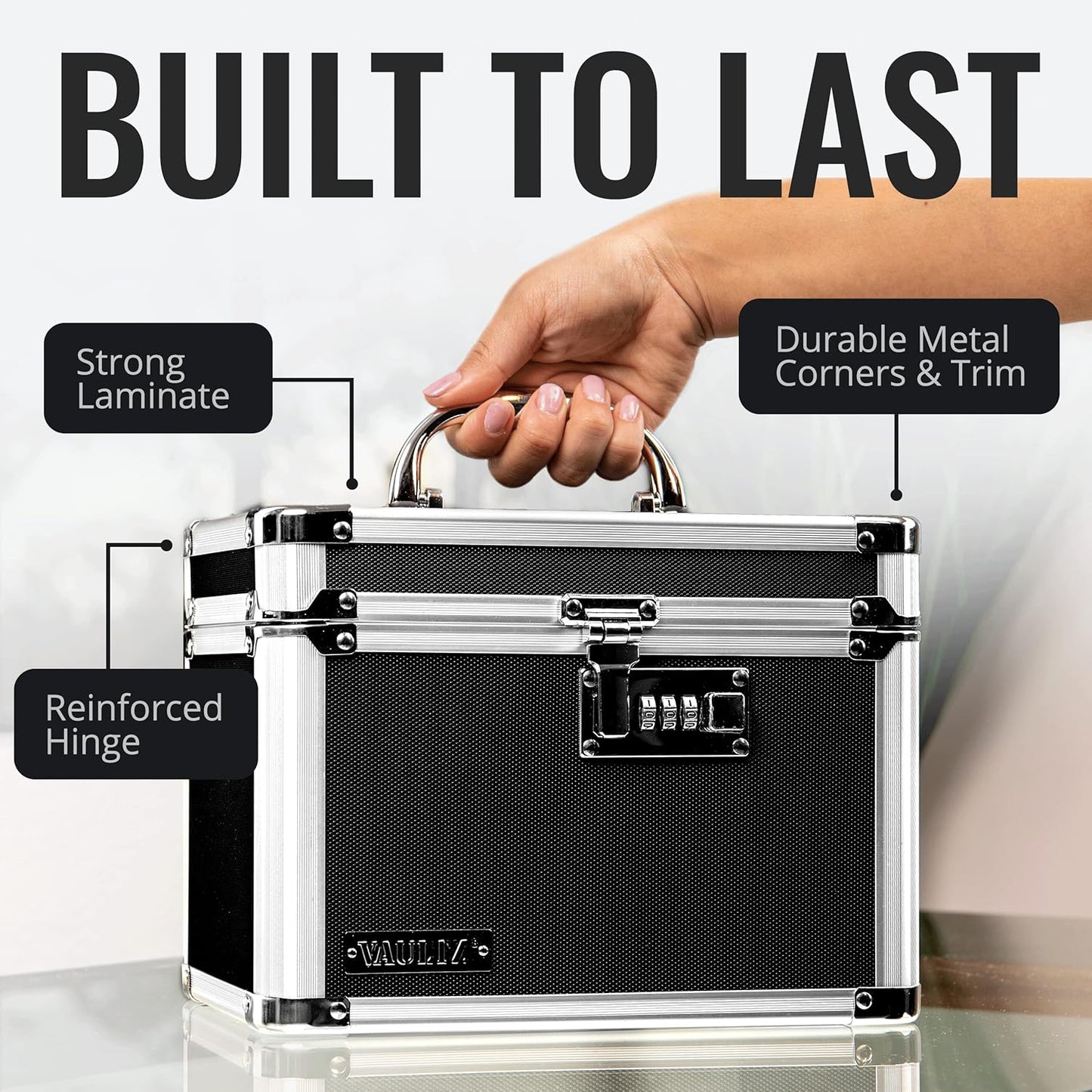 Vaultz VZ01004 Secure Security Lock Box Combination