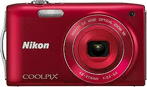 Nikon 26311 COOLPIX S3300 16MP 6x Zoom Camera