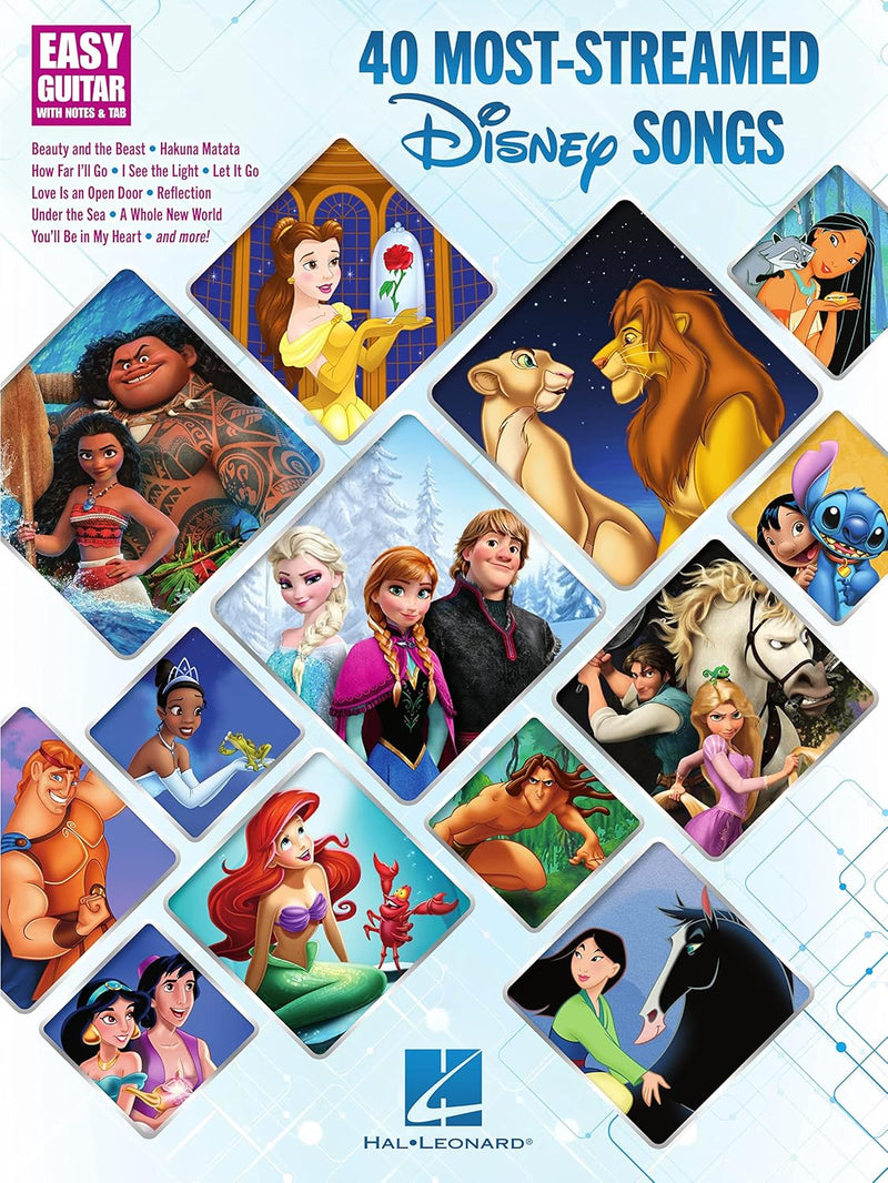 Hal Leonard Corporation 40 Disney Songs Easy Guitar Tab Book — main product image