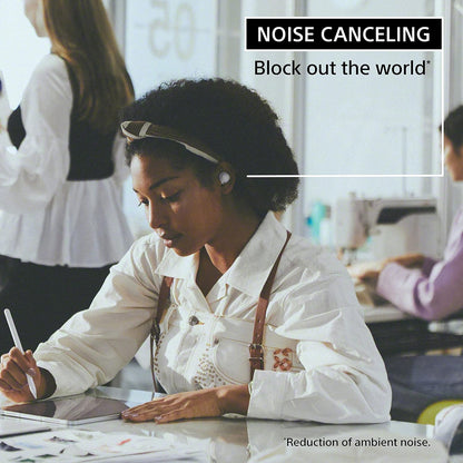 Sony WFC700N/W Truly Wireless Noise Canceling Earbuds - White