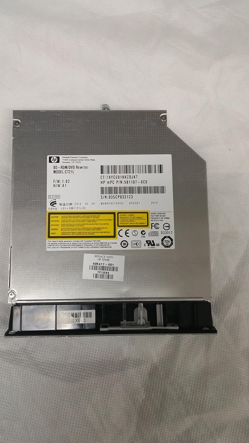 HP CT21L Blu-ray DVD Drive for Pavilion DV7-3000
