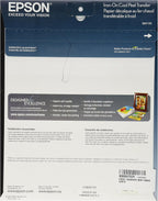 Epson S041153 Iron-on Cool Peel Transfer Paper - 10 Sheets