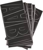Westcott 15860 LetterCraft 6-Inch Removable Vinyl Letters - Black