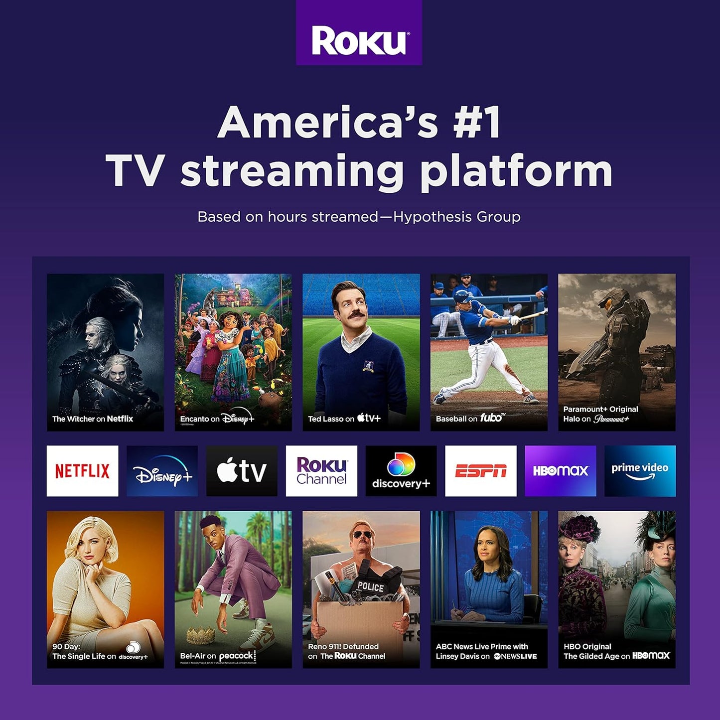 Roku Streaming Stick 4K+ - Voice Remote Pro, HDR, Dolby Vision
