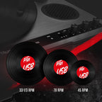 Numark PT01USB & HF175 Portable Vinyl Record Player Headphones