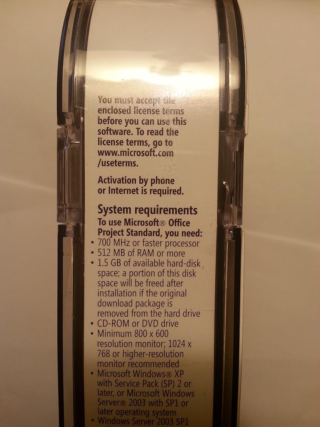 Microsoft 076-03745 Project Standard 2007 (Old Version)