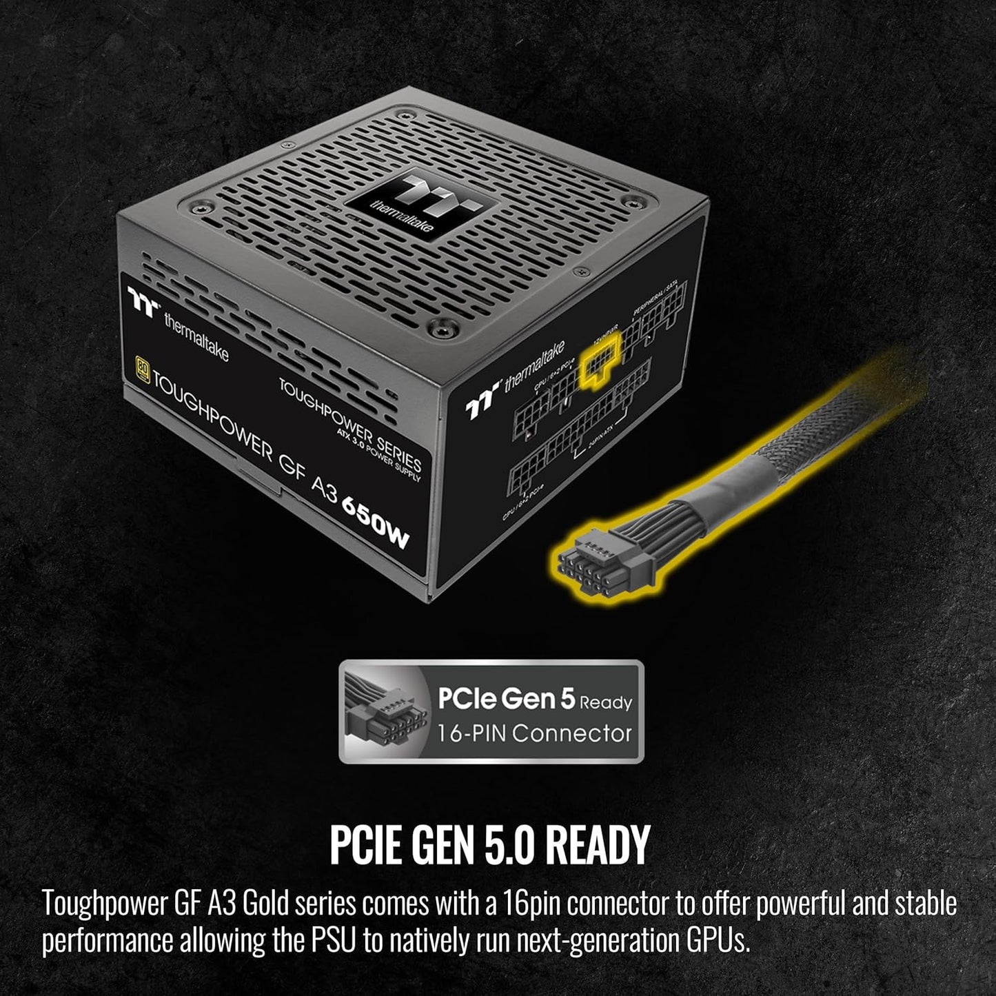 Thermaltake Toughpower GF A3 650W 80+ Gold ATX 3.0 PSU