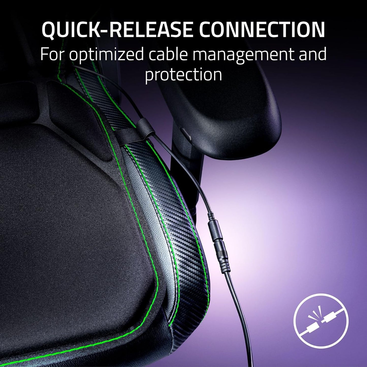 Razer RC81-04340101-R3U1 Freyja HD Haptic Gaming Chair Cushion