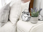 Sharp Twin Bell Alarm Clock - Loud for Heavy Sleepers