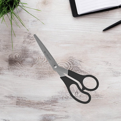 Westcott 13402 8" All Purpose Scissors 3-Pack