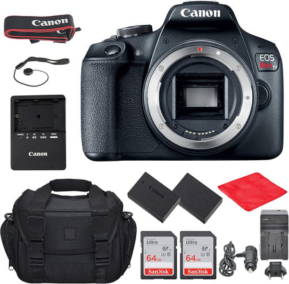 Canon T7 EOS Rebel DSLR Camera Body Bundle Renewed