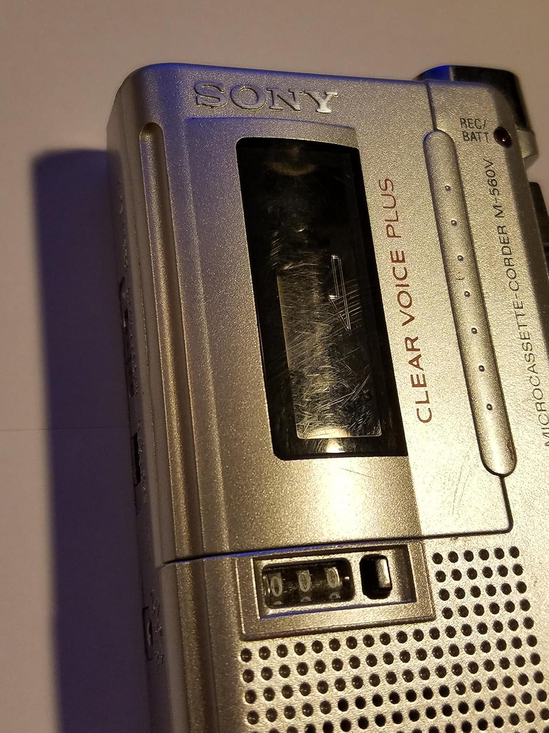 Sony M560 Microcassette Recorder Handheld Voice Activated