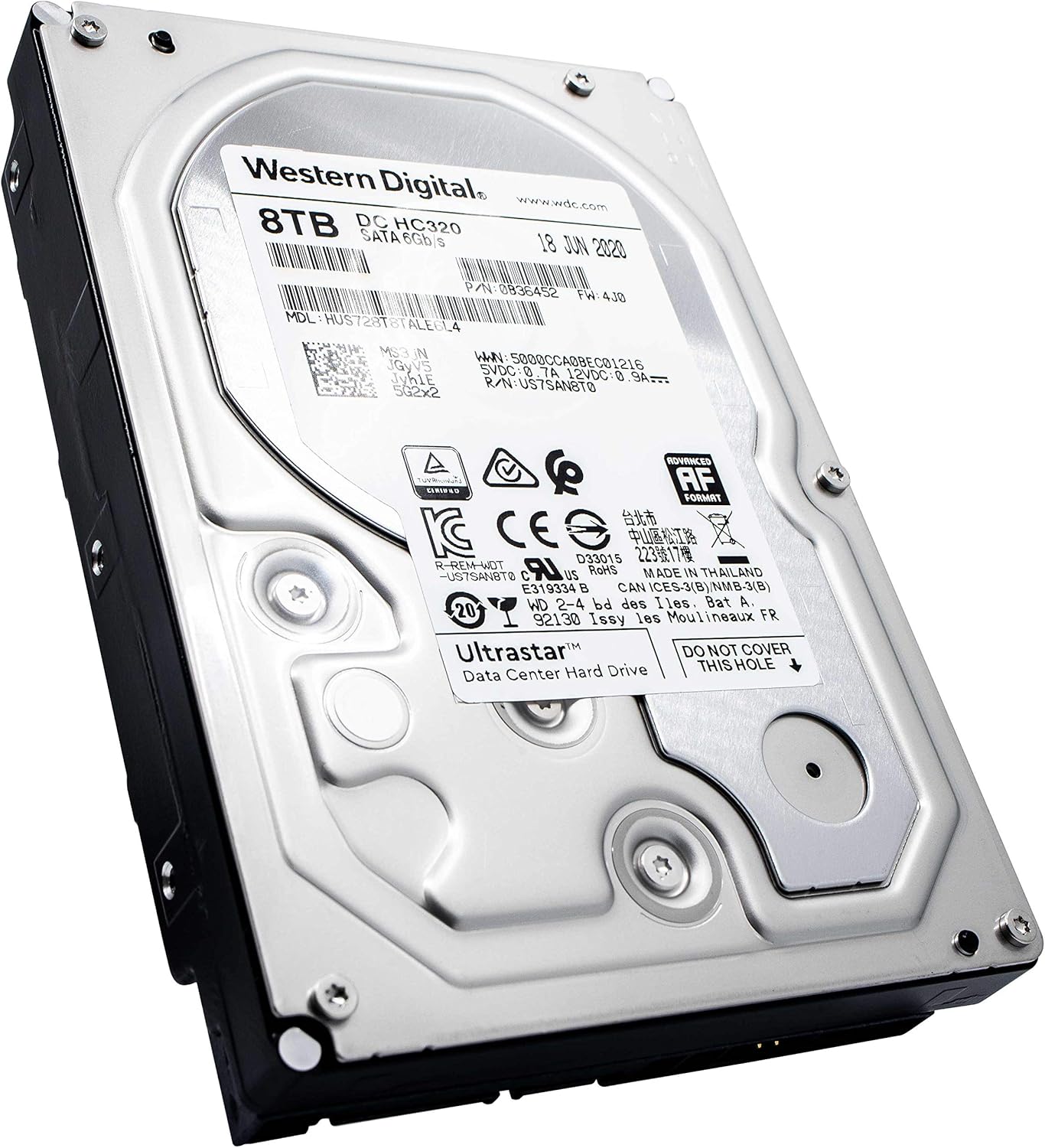 Western Digital HUS728T8TALE6L4 8TB Ultrastar SATA HDD