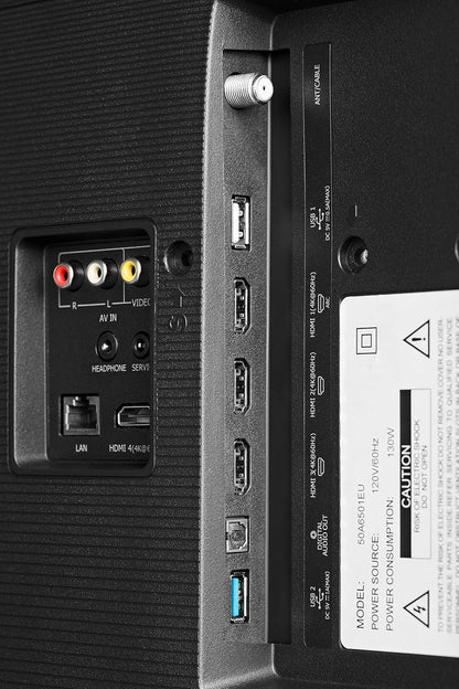 Hisense 50H8F 50" 4K Android Smart TV (Renewed)