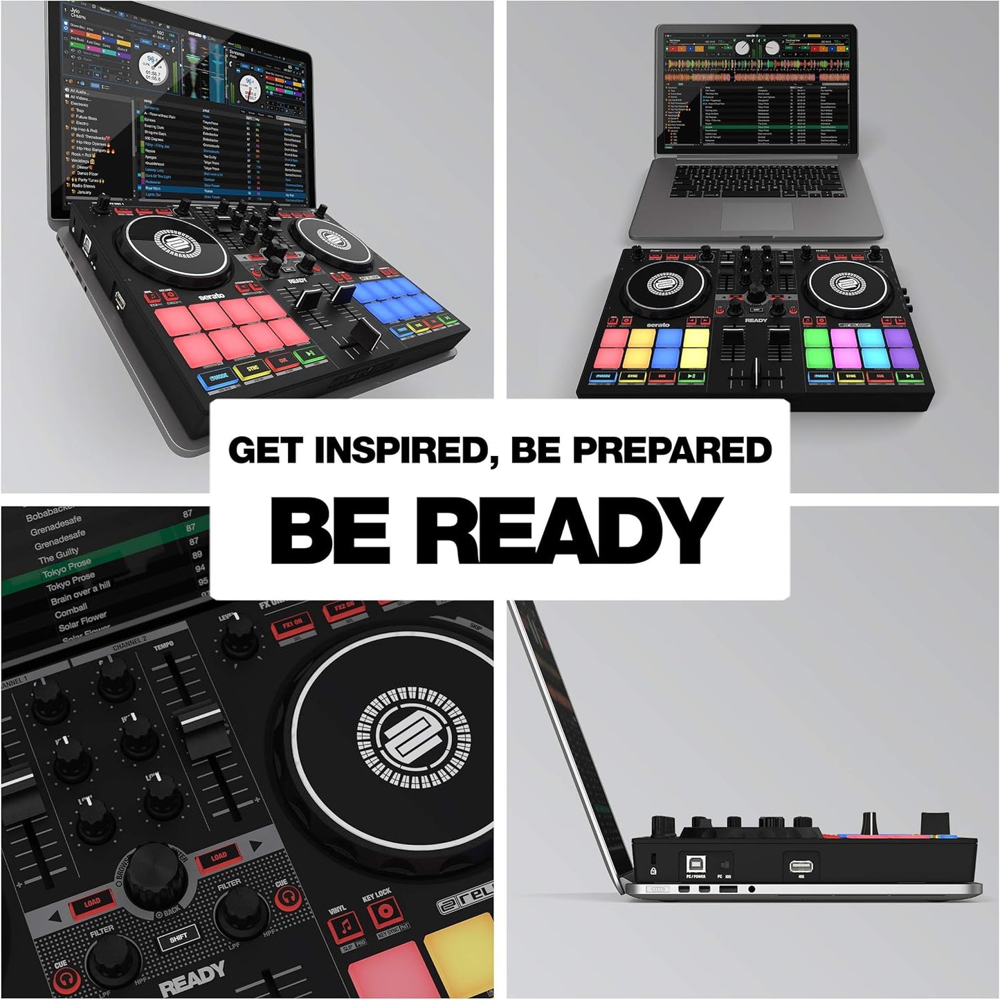 Reloop AMS-READY Serato DJ Controller Compact
