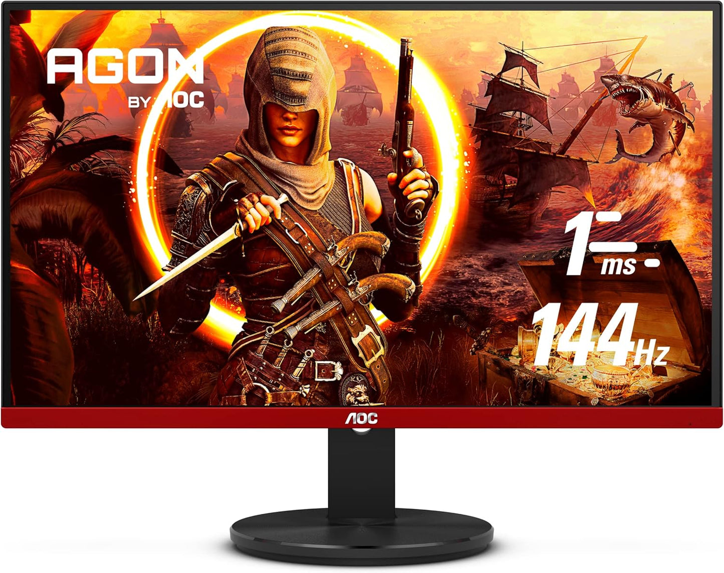 AOC G2490VX 24" 144Hz FHD Gaming Monitor - Frameless