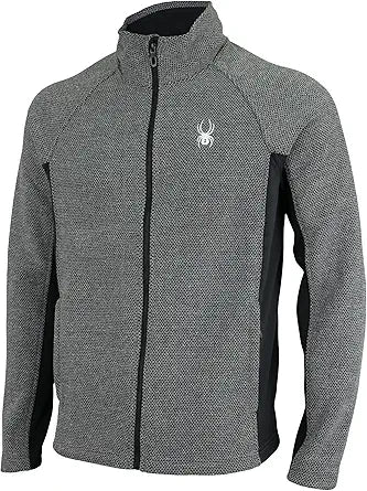 Spyder Men's Constant Full Zip Sweater Charcoal Heather