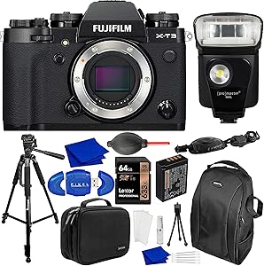 Fujifilm X-T3 Mirrorless Camera with Accessory Bundle