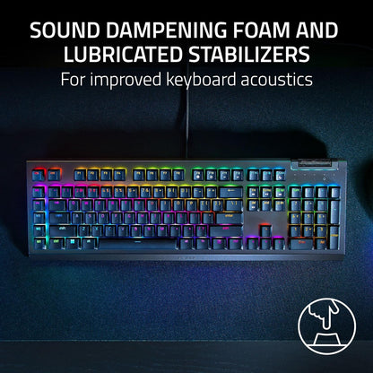 Razer RZ03-04701900-R3U1 BlackWidow V4 X Yellow Switch Keyboard