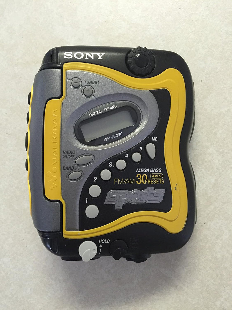 Sony WMFS220 Portable Sports AM/FM Cassette Player Walkman — main product image