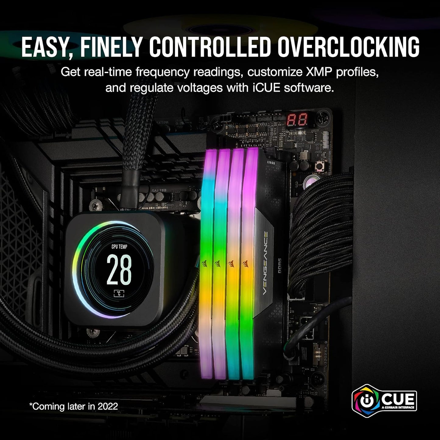 Corsair VENGEANCE RGB CMH32GX5M2D6000C36 32GB DDR5 6000MHz RAM