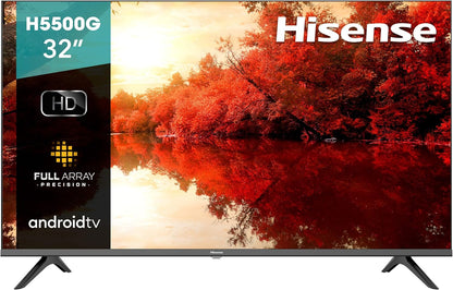 Hisense 32H5500G 32-Inch Android Smart TV (Renewed)