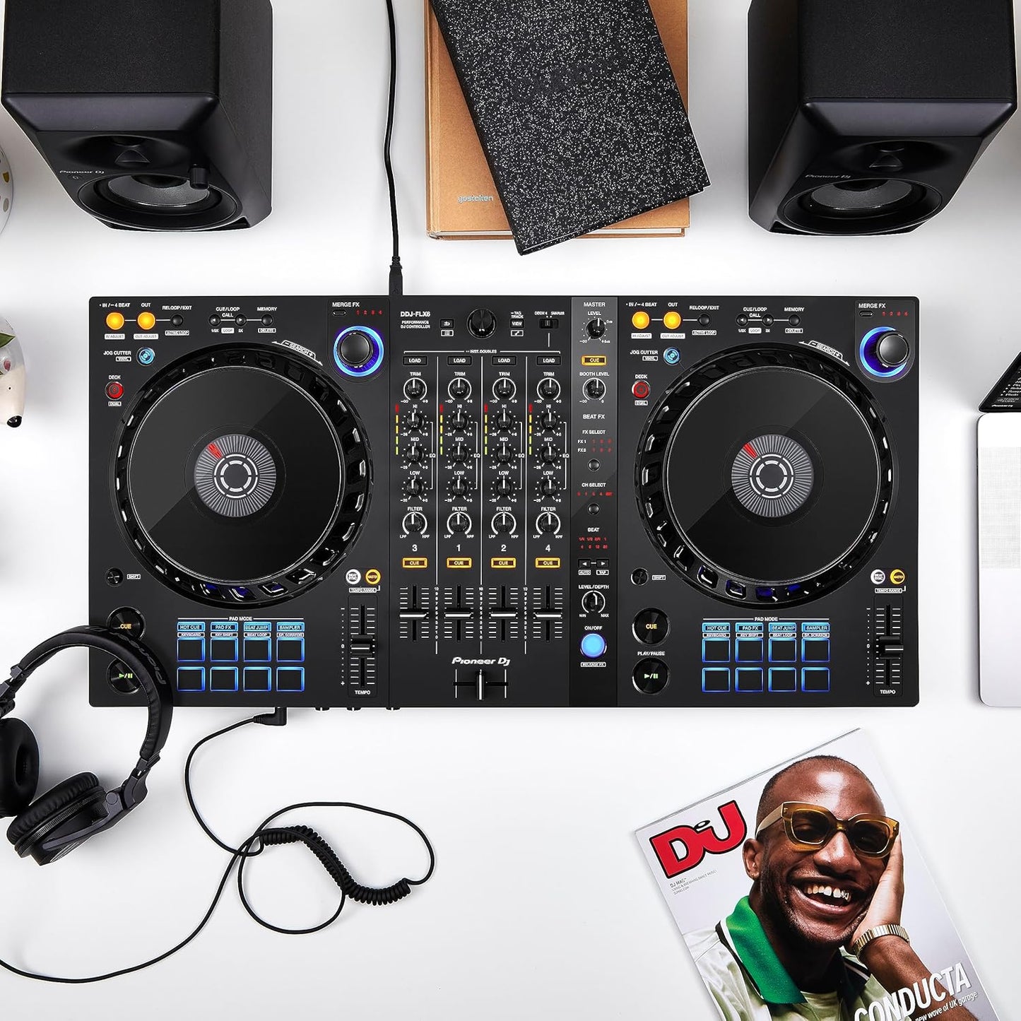 Pioneer DJ DDJ-FLX6PDJ 4-Deck Rekordbox Serato Controller