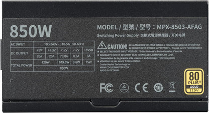 Cooler Master MPX-8503-AFAG-2BUV 850W Gold PSU
