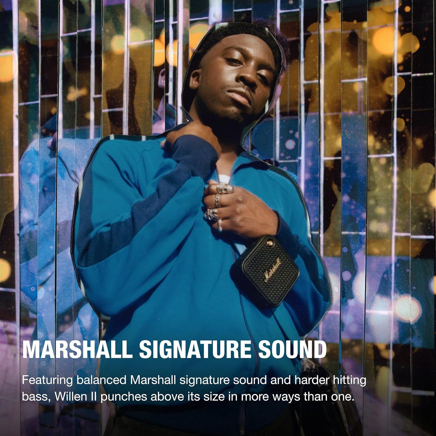 Marshall 1006714 Willen II Portable Bluetooth Speaker