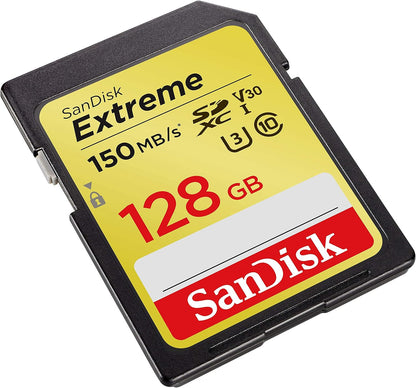 SanDisk SDSDXV5-128G-GNCIN 128GB Extreme SDXC UHS-I Card