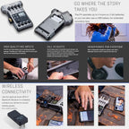 Zoom P4 K10 PodTrak Podcast Recorder Bundle