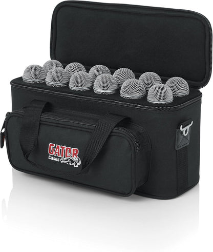Gator Cases GM-12B Microphone Bag Padded Carry Case