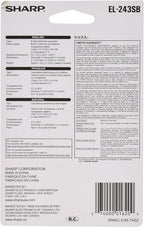 Sharp EL-243S/EL-243SB 8-Digit Twin Powered Calculator