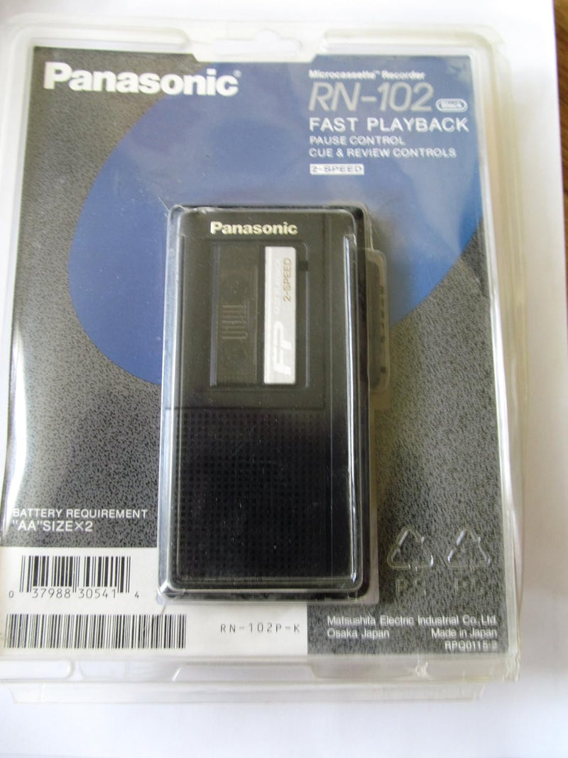 Panasonic RN-102 Microcassette Voice Recorder — main product image
