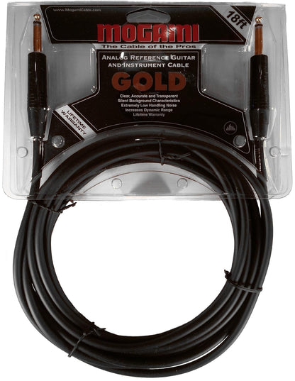 Mogami GOLD INSTRUMENT-18 Guitar Instrument Cable 18ft