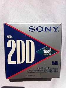 Sony MFD-2DD XT 3.5" Floppy Disks (10-Pack)