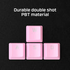 HyperX 519P1AA#ABA PBT Black Keycap Set - 104 Keys