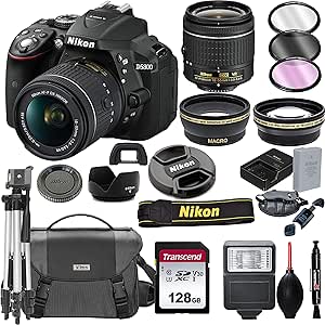 Nikon D5300 DSLR Camera Bundle with 18-55mm Lens