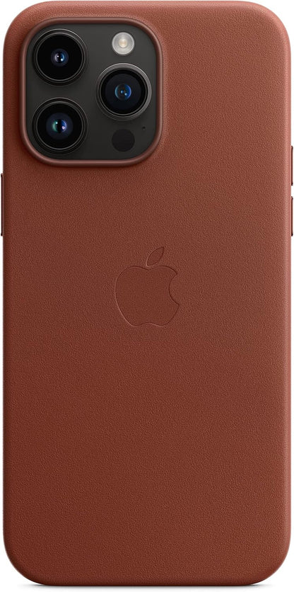Apple iPhone 14 Pro Max Leather Case MagSafe Umber