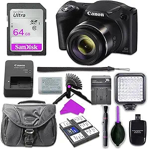 Canon SX420 PowerShot 42x Zoom Camera Bundle
