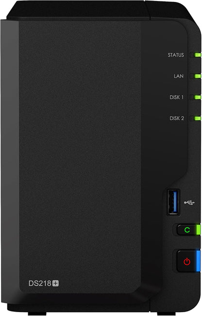 Synology DS218+ 2-Bay NAS Enclosure (Diskless)