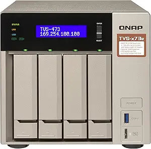 QNAP TVS-473e-4G 4-Bay NAS AMD RX-421BD 4GB DDR4