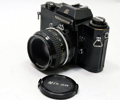 Nikon Nikkormat EL 35MM SLR Film Camera Kit Renewed