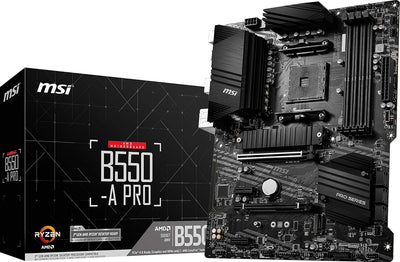 MSI B550-A PRO Gaming Motherboard AM4 PCIe 4.0 Renewed